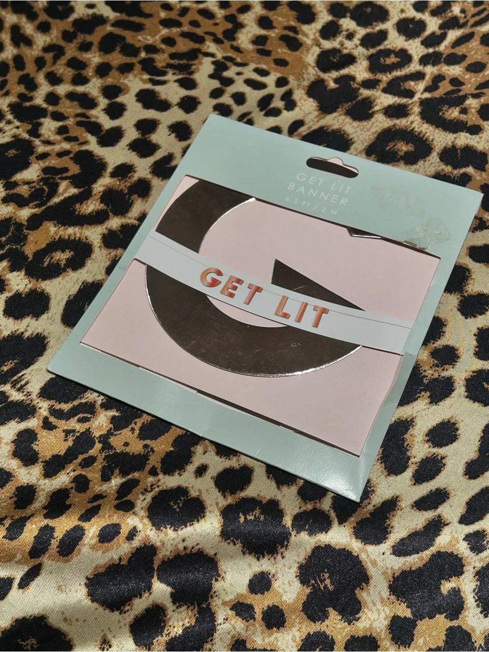 Kohls “Get Lit” Rose Gold 6.5 ft Banner